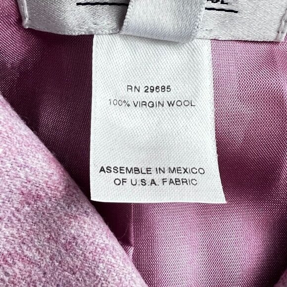 Pendleton Womens 2-Piece Lined Suit Blazer and Pants Sz 6P 100% Virgin Wool Pink - Picture 12 of 16